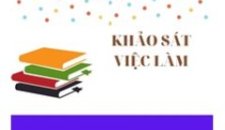 BÁO CÁO KẾT QUẢ KHẢO SÁT TÌNH HÌNH VIỆC LÀM CỦA SINH VIÊN TỐT NGHIỆP NĂM 2023