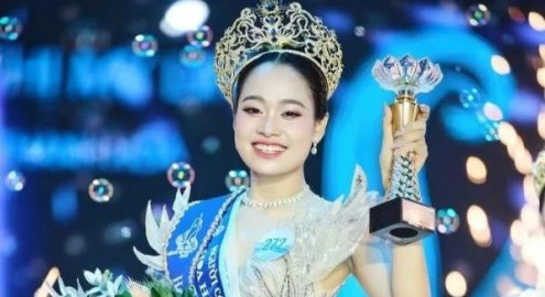 NGUYỄN THỊ MỸ LINH - SINH VIÊN LỚP ĐẠI HỌC DU LỊCH K12 ĐĂNG QUANG HOA HẬU BIỂN ĐẢO VIỆT NAM NĂM 2025