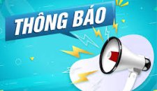 THÔNG BÁO THI NĂNG KHIẾU